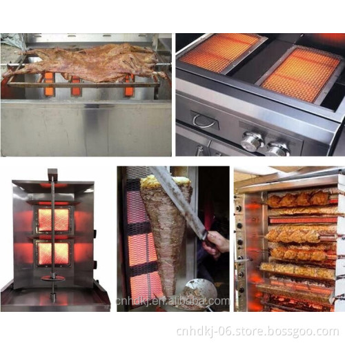 Infrared Catalytic honeycomb Ceramic Gas Burner for Barbecue machine